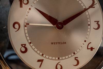 WWII-Era Deco Clock by Westclox