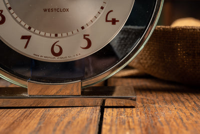 WWII-Era Deco Clock by Westclox