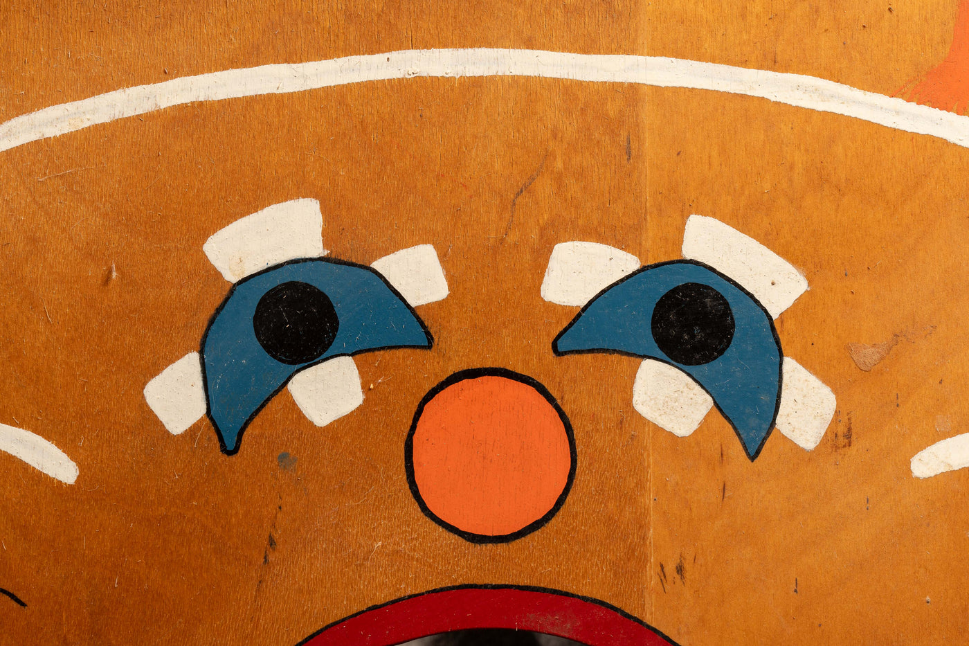 Vintage Bag Toss Clown Face Board