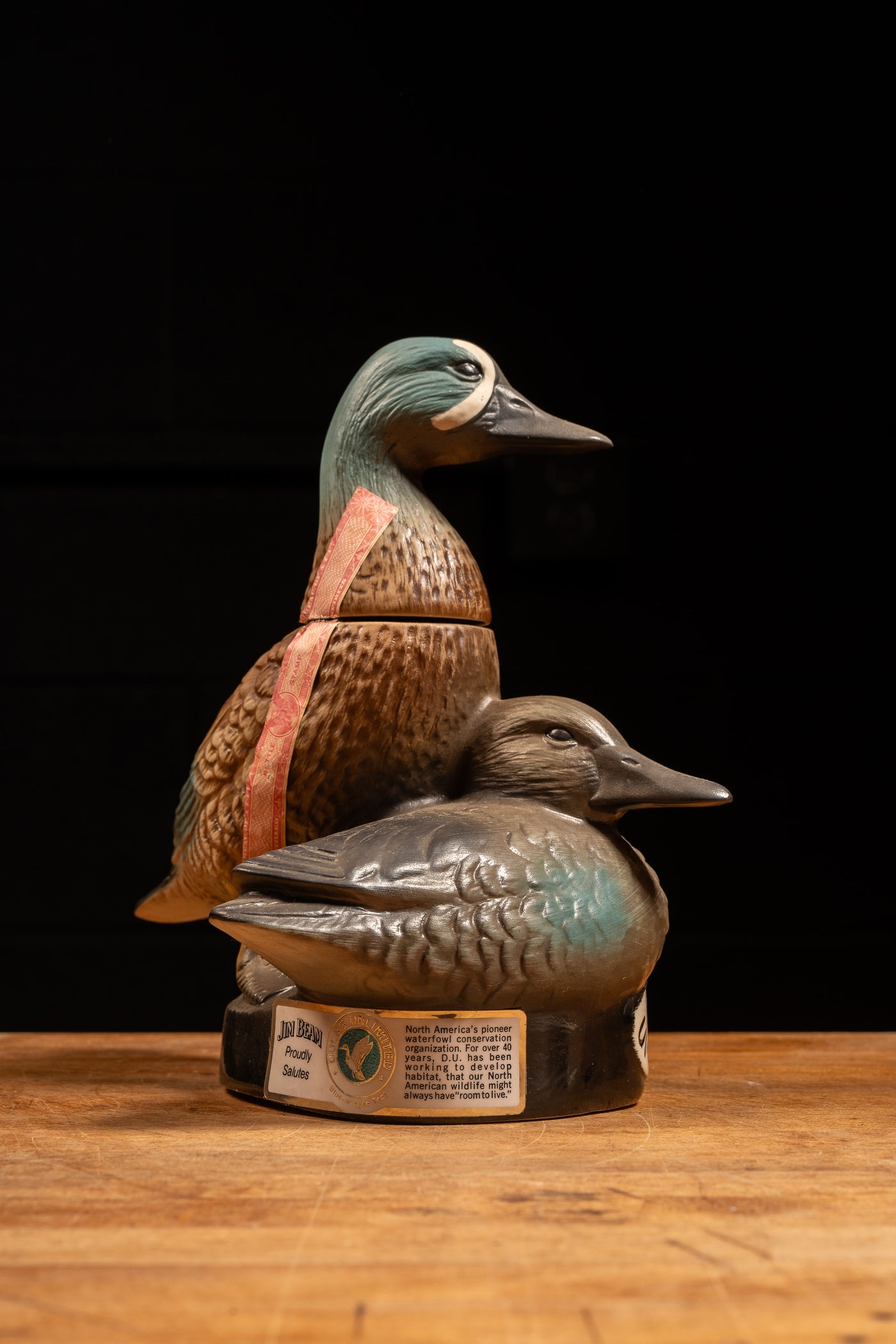 Vintage Ducks Unlimited Memorabilia Jim Beam Decanter