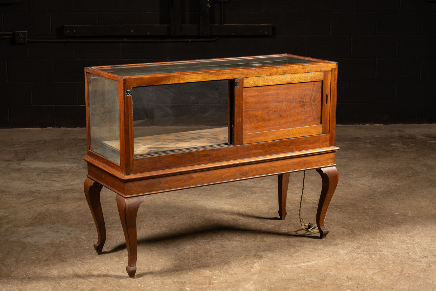 Early 20th Century Lighted Display Case