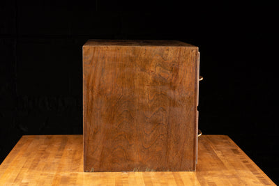 Vintage Four Drawer Wooden Machinist Cabinet