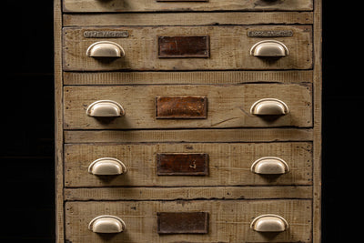 Early 20th Century American Industrial Multi-Drawer Cabinet