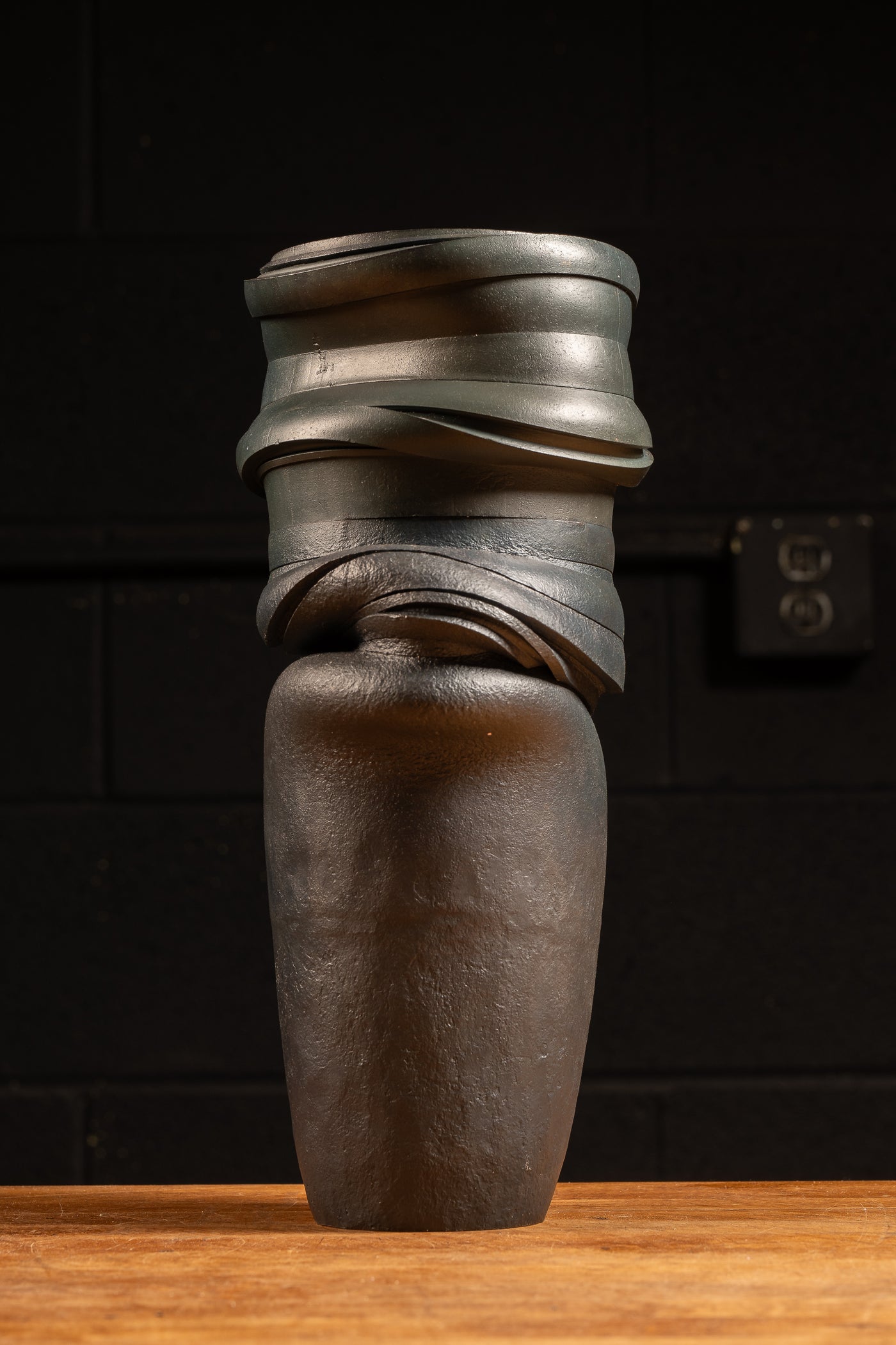 Gabriel Chaille - Stacked Compressions #4 Sculptural Vessel