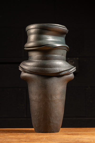 Gabriel Chaille - Stacked Compressions #4 Sculptural Vessel