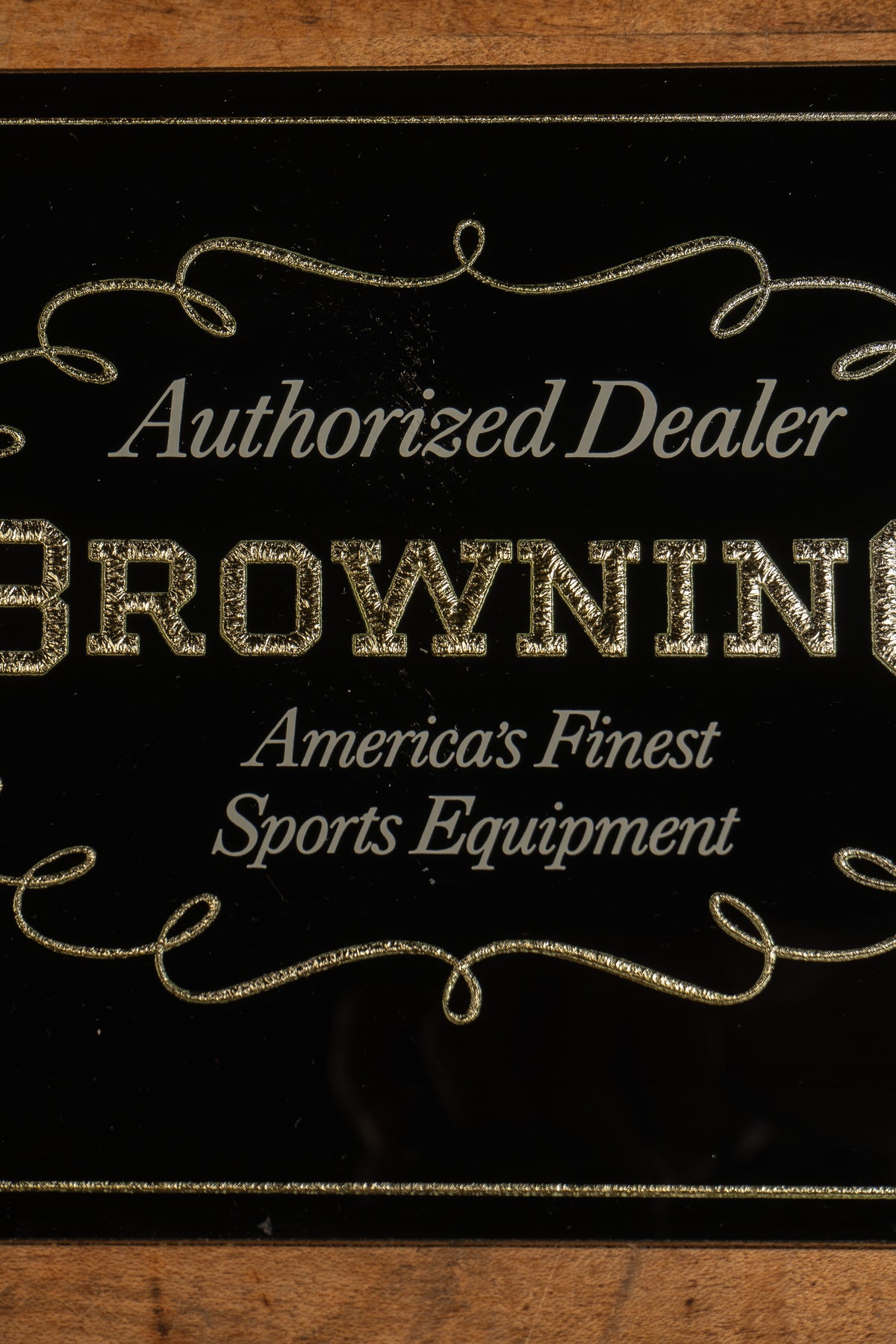 Browning Sign Router Browning Firearms Dealer Sign – Industrial Artifacts