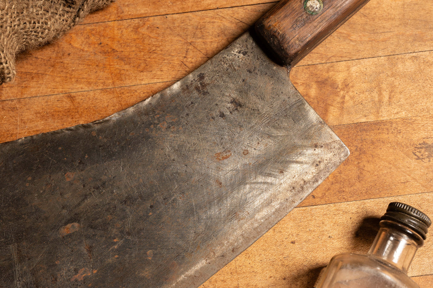 Early 20th Century Steel Cleaver