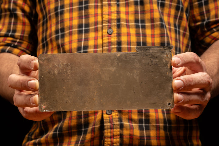 Vintage Oliver Table Saw Machine Tag – Industrial Artifacts