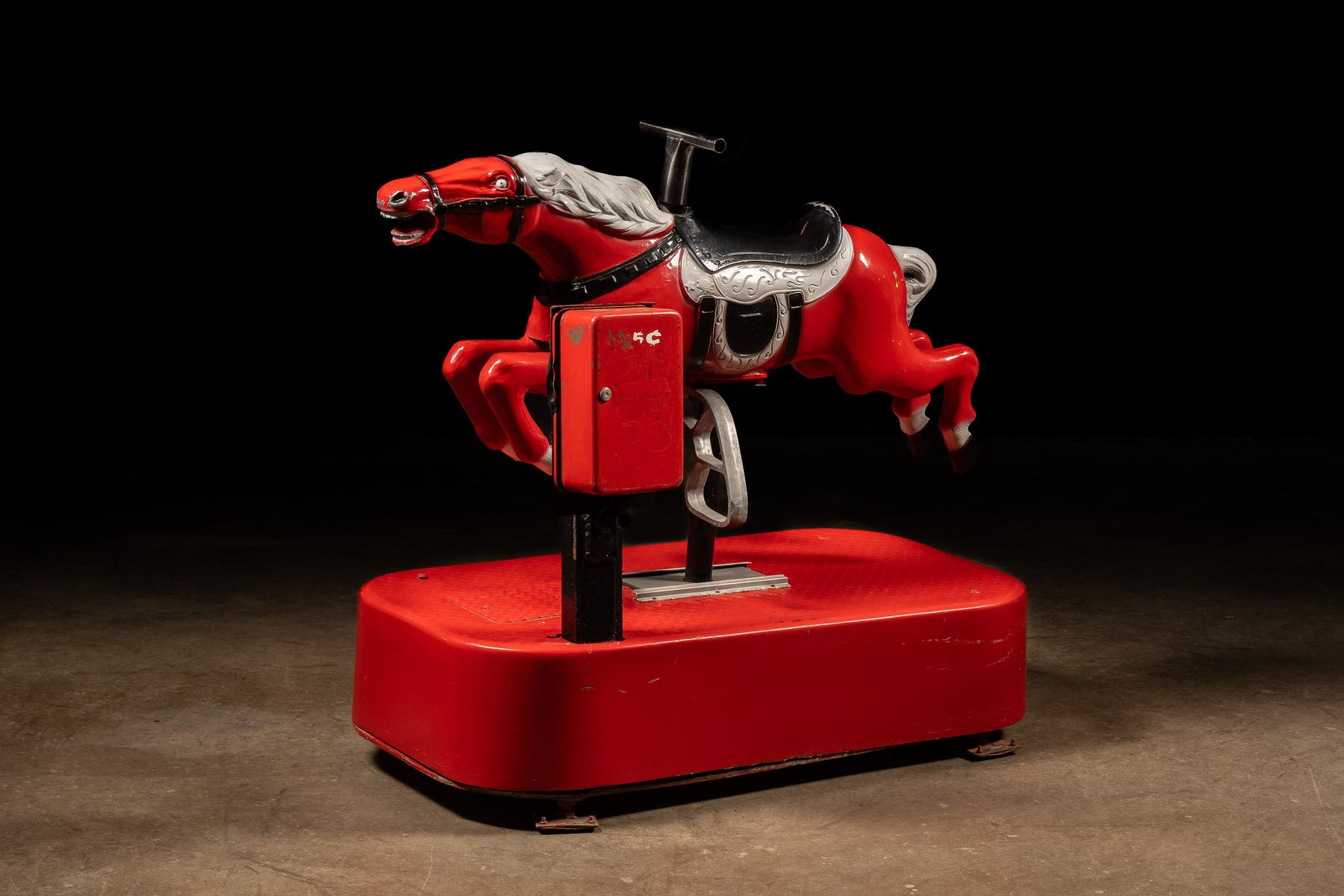 Vintage Coin-Op Carousel Horse Kiddie Ride – Industrial Artifacts