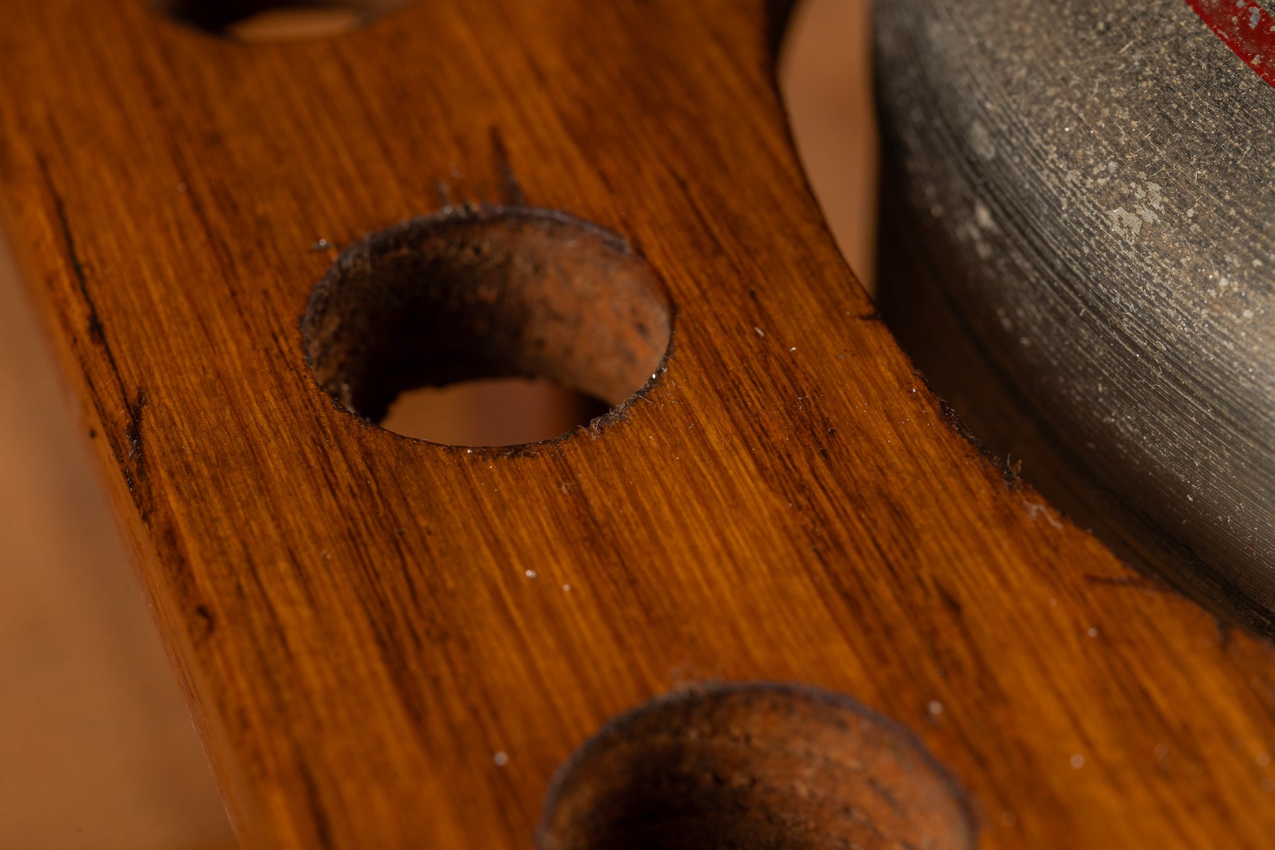 Vintage Pipe Rack with Humidor – Industrial Artifacts