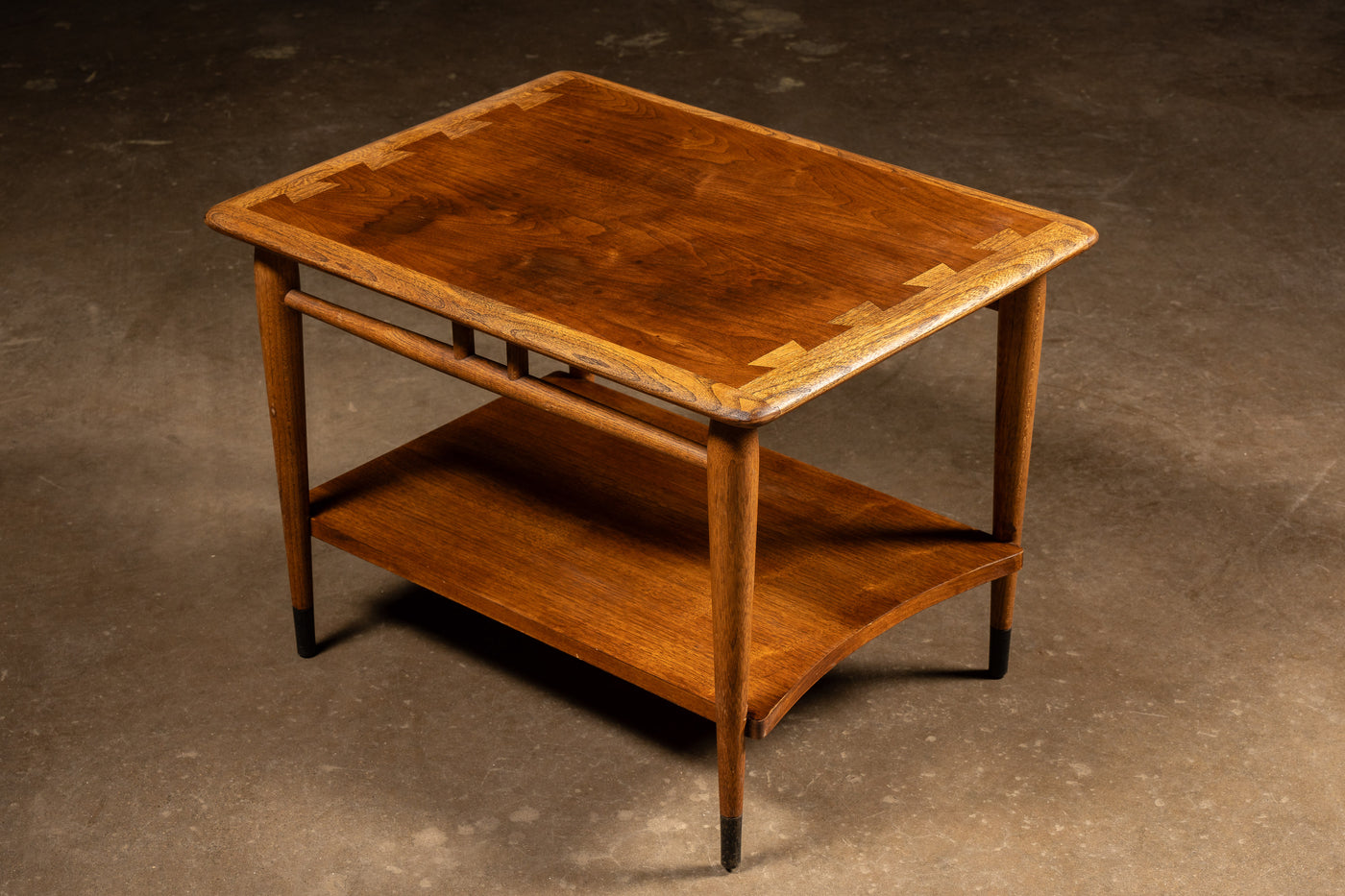 MCM Lane Walnut Side Table