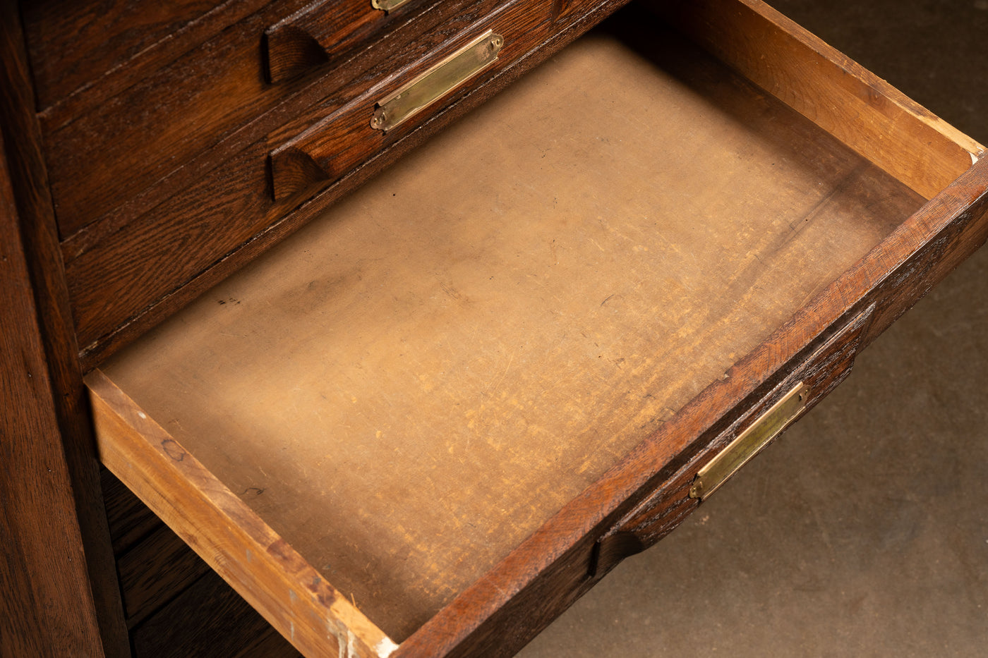 Antique Wooden Document Cabinet