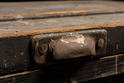 Rustic Antique Trunk with Lock