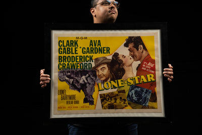 c.1952 Lone Star Framed Poster