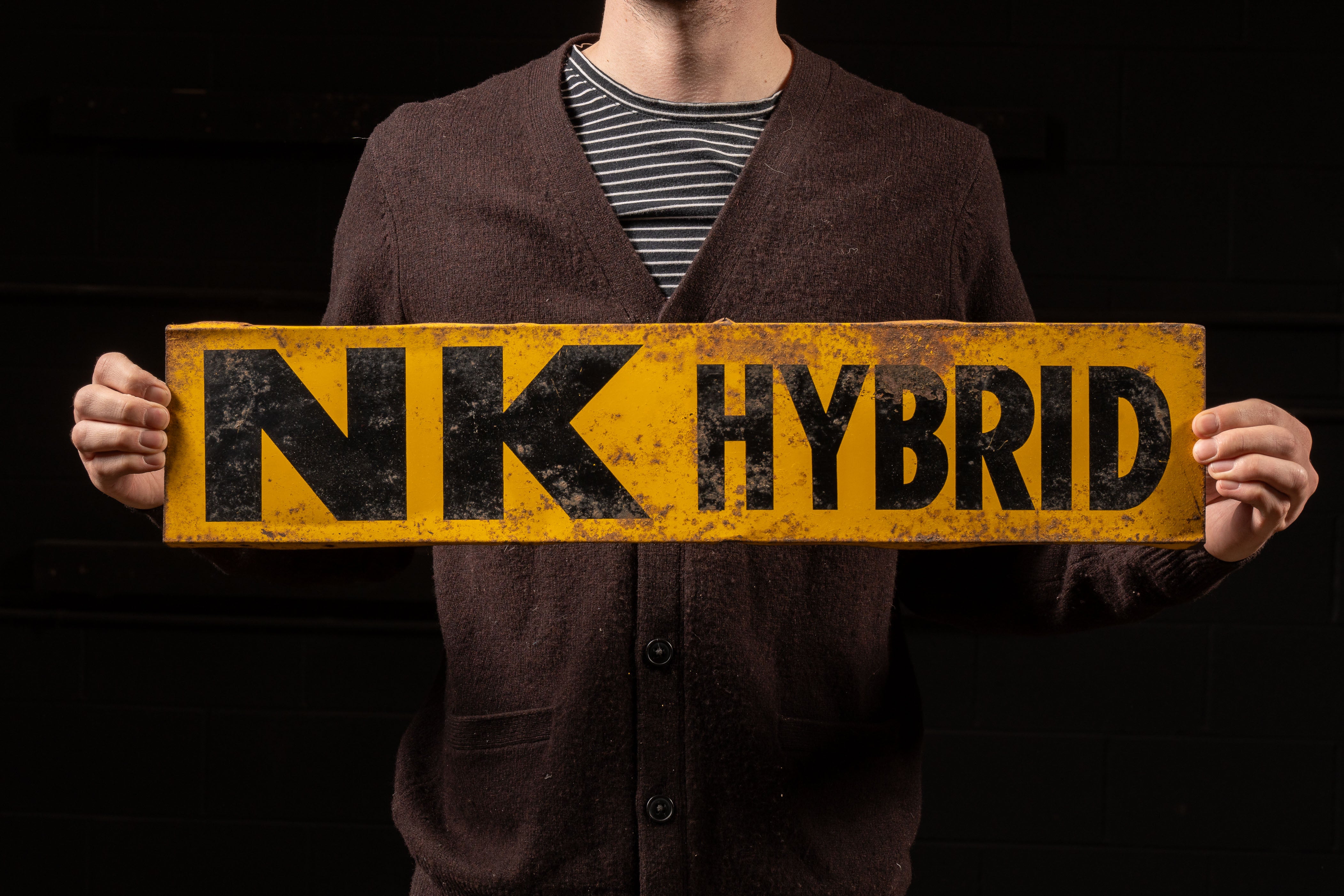 Vintage NK Hybrid Seeds Double-Sided Advertising Sign – Industrial ...