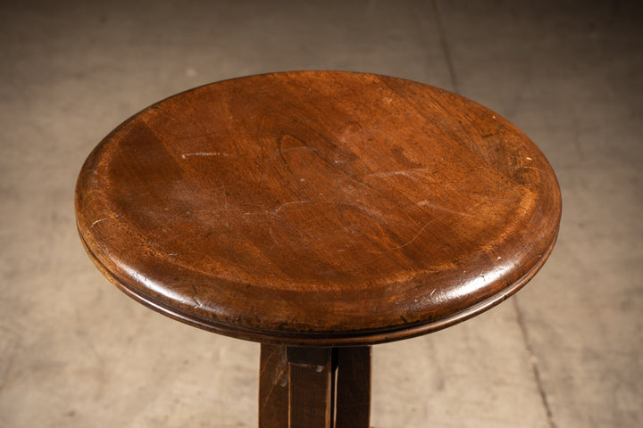 Antique Wooden Draftsman Stool – Industrial Artifacts