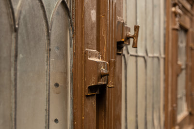 Early Rustic Painted Hutch