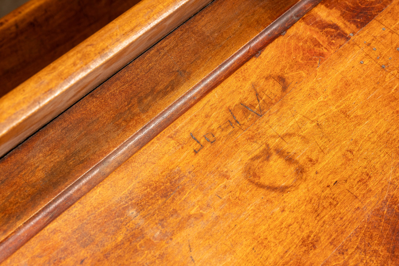 19th Century Andrews #4 Folding School Bench Desk