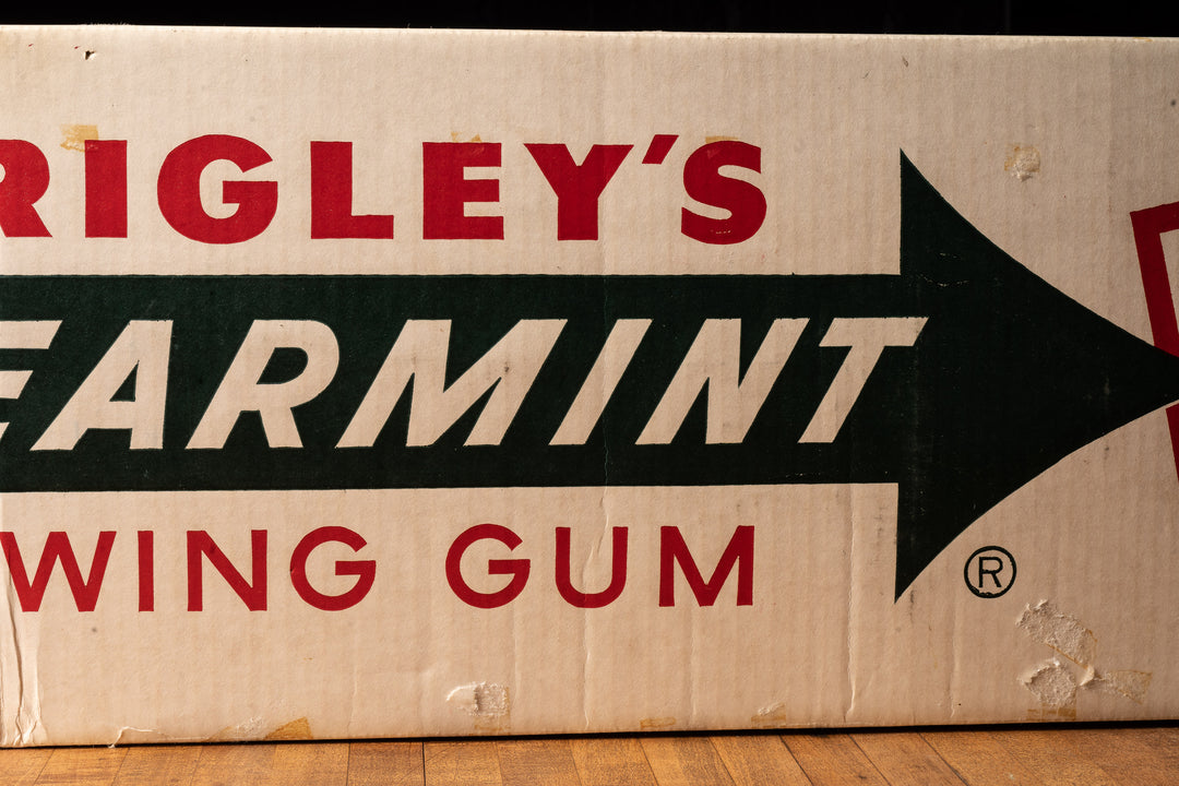Large Vintage Wrigley's Spearmint Chewing Gum Store Display