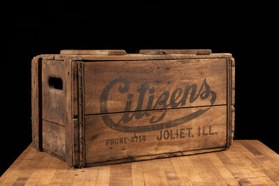 Pre-Prohibition Brewery Shipping Crate