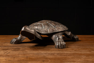 Early 20th Century Cast Iron Turtle Spittoon