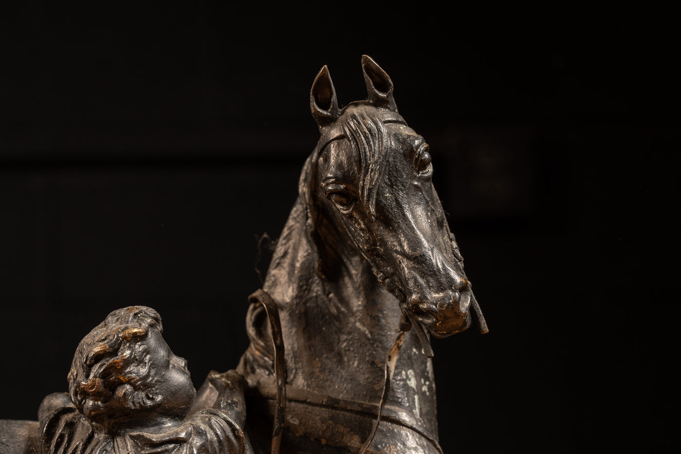 19th Century Bronze Waagen Horse Sculpture