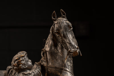 19th Century Bronze Waagen Horse Sculpture