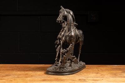 19th Century Bronze Waagen Horse Sculpture