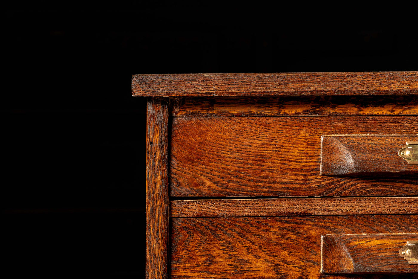 Antique Wooden Document Cabinet