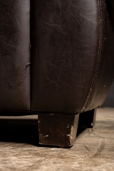 Contemporary Leather Club Chair