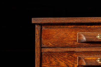 Antique Wooden Document Cabinet