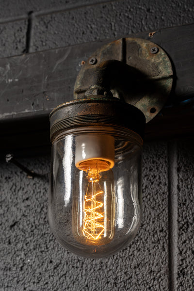 Early 20th Century Explosion-Proof Sconce