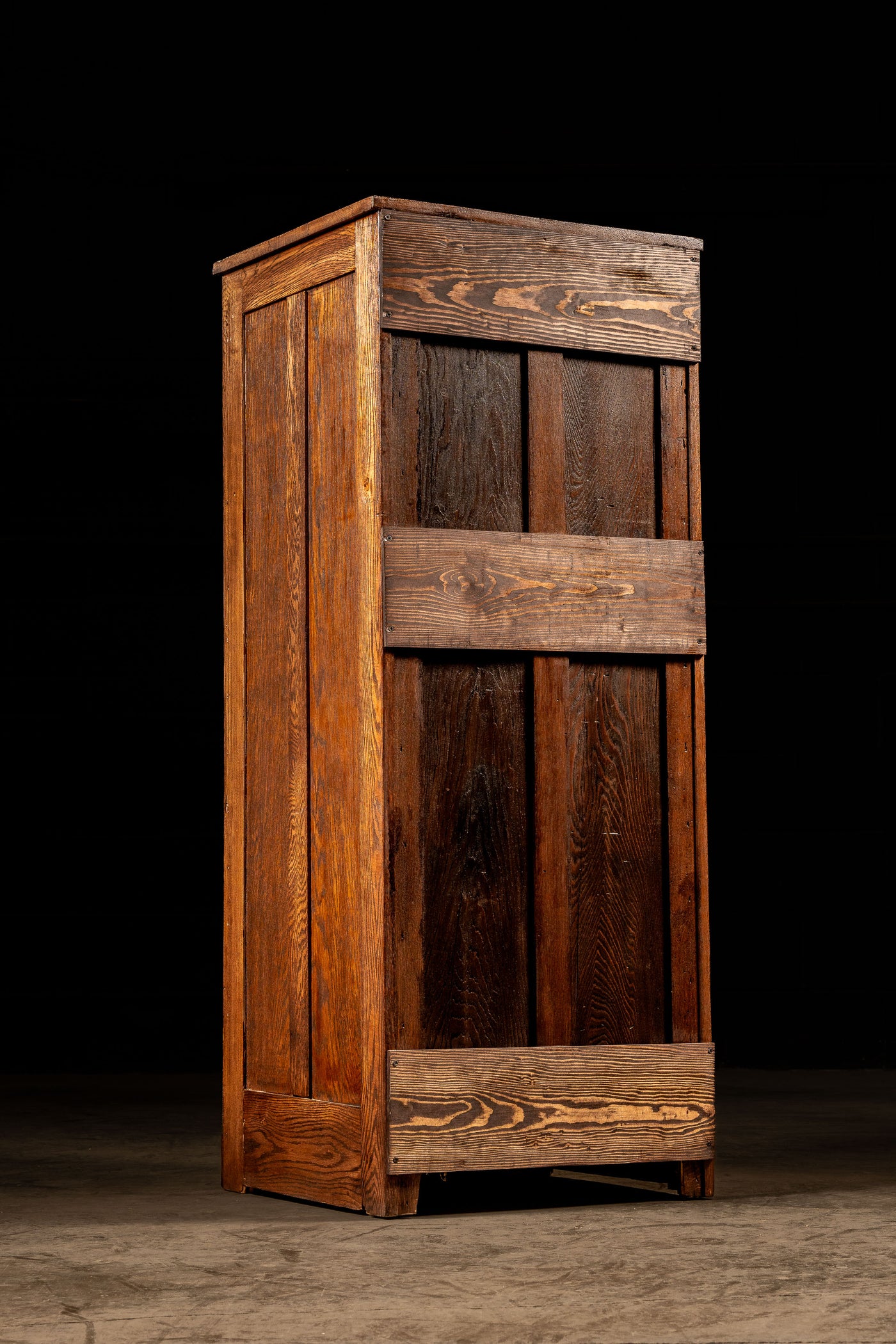 Antique Wooden Document Cabinet