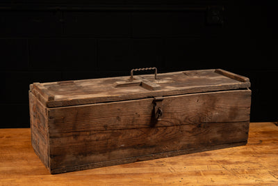 Primitive Wooden Tool Chest