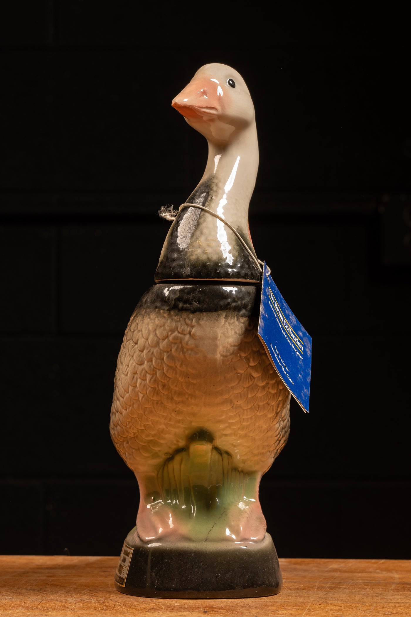 Vintage Jim Beam "Beam Collection" Blue Goose Collectible Decanter