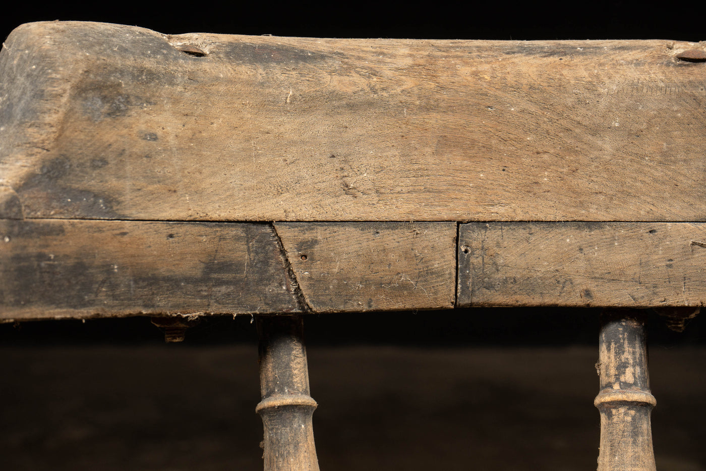 c. 1900 Smoker's Bow Chair With Worn Patina