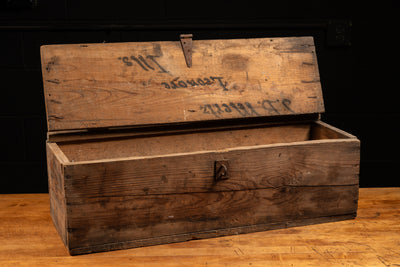 Primitive Wooden Tool Chest