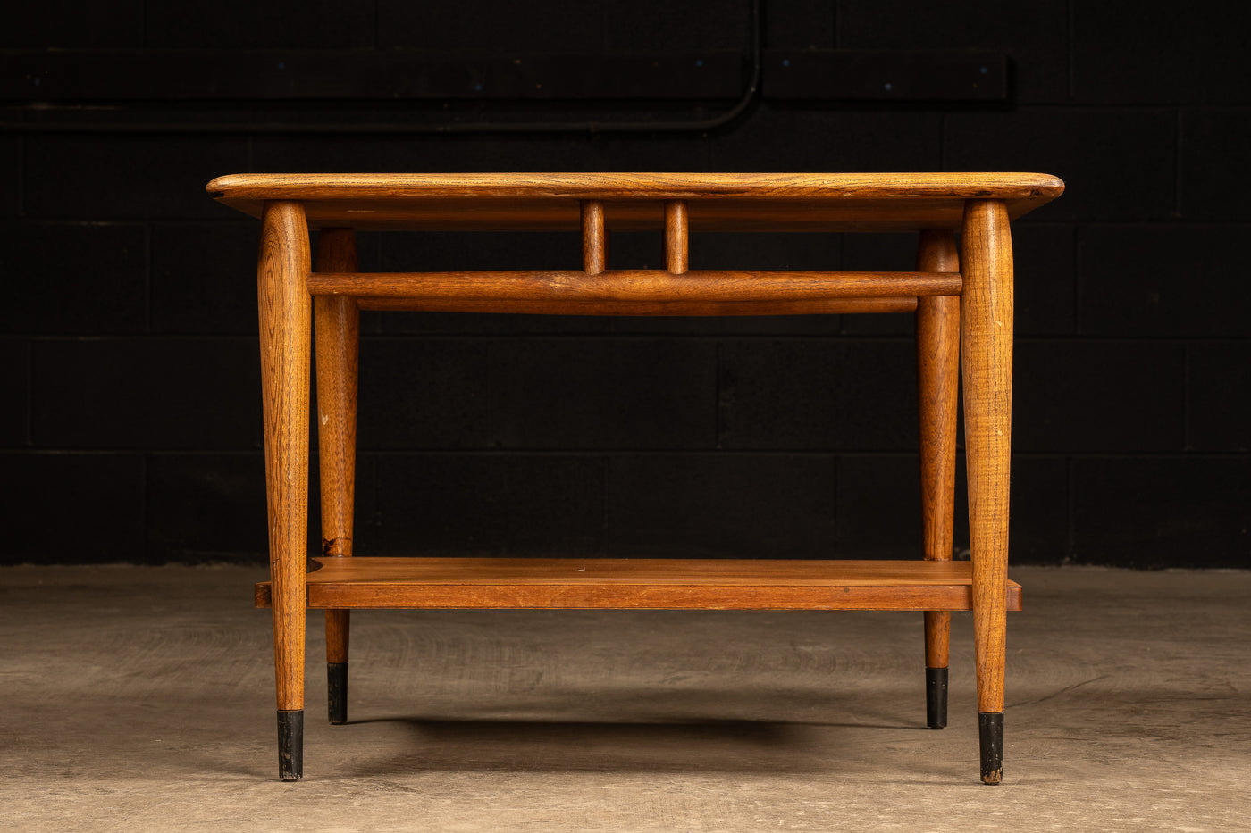 MCM Lane Walnut Side Table