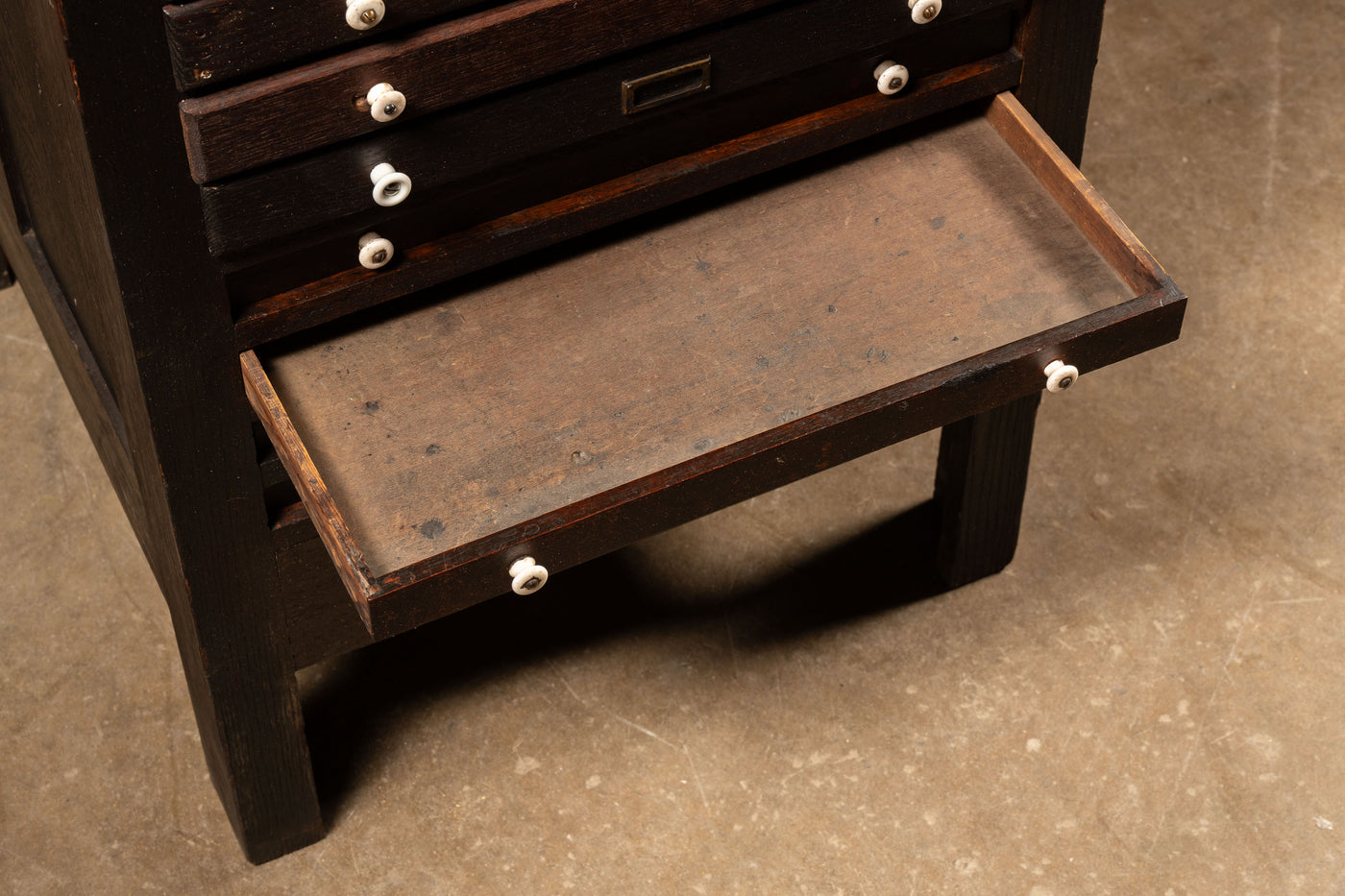 Early 20th Century Wooden Document Cabinet