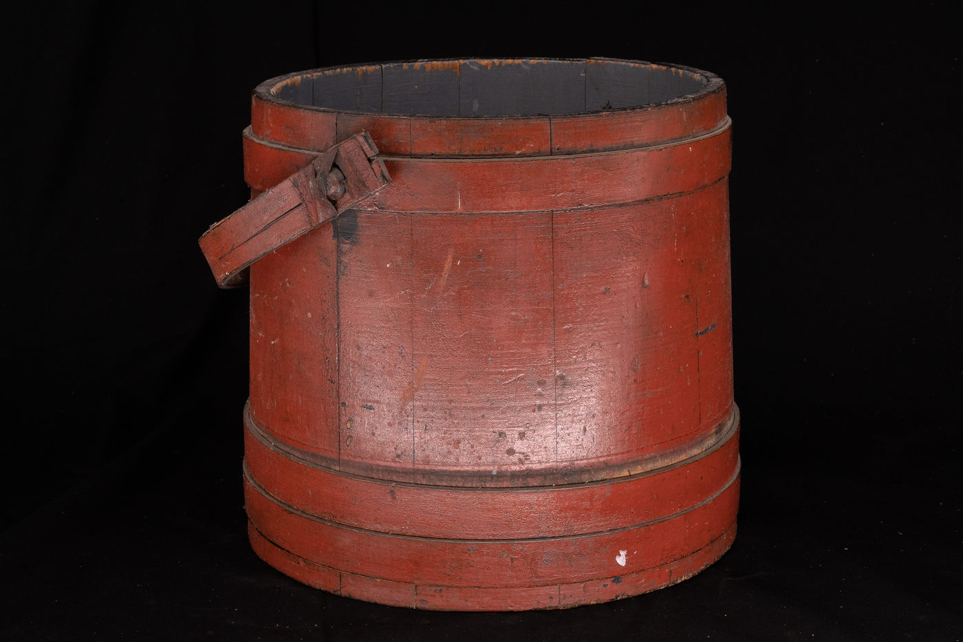 Early American Primitive Firkin Bucket