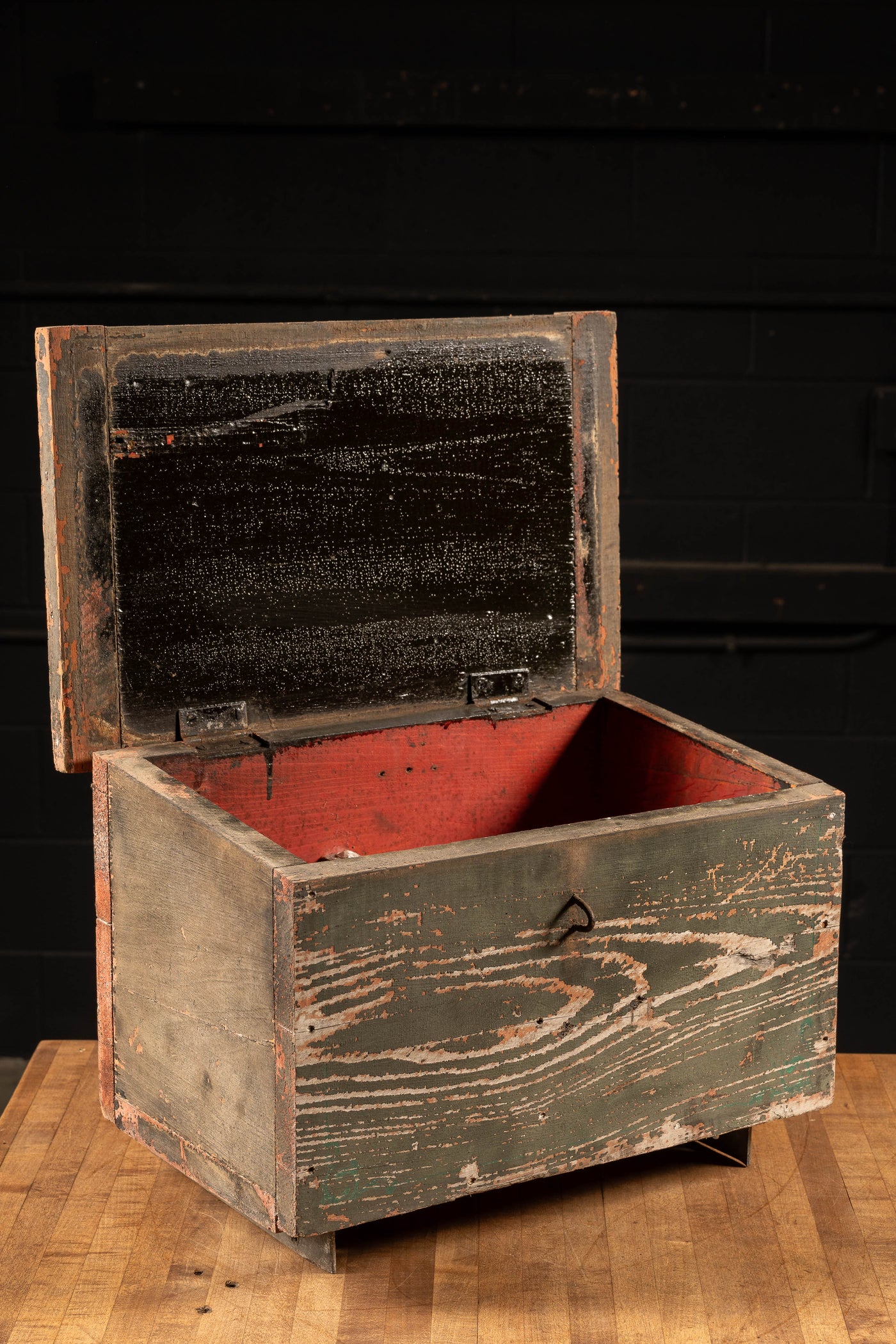 Antique Chippy Lockbox