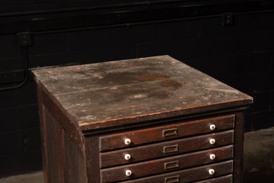 Early 20th Century Wooden Document Cabinet