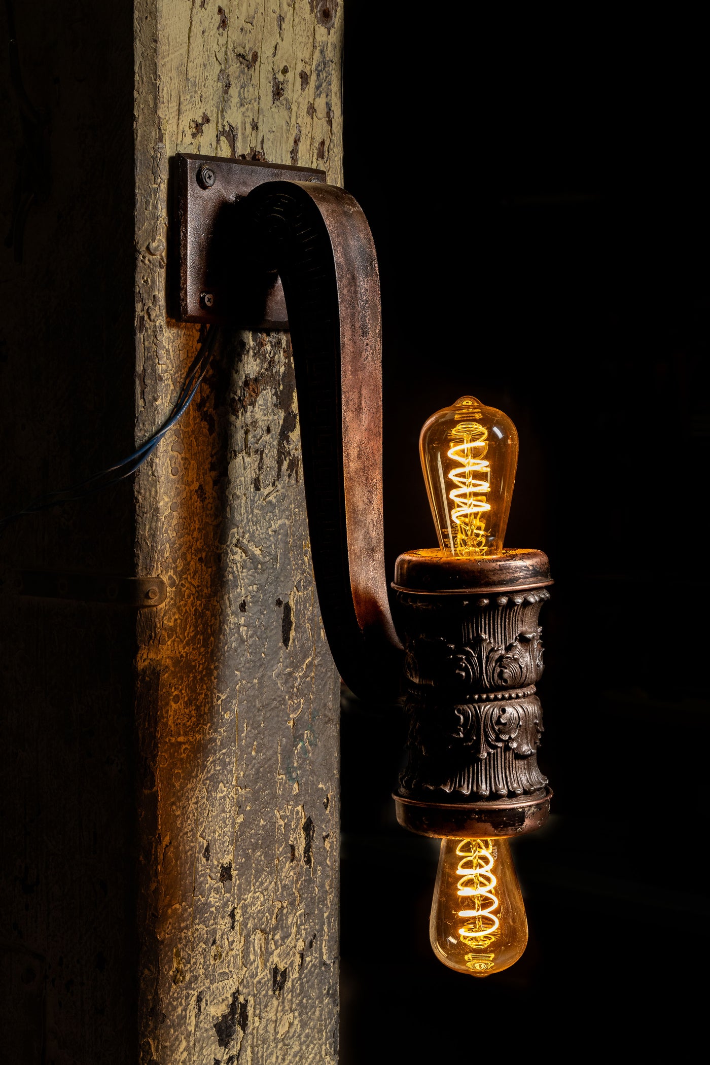 Early 20th Century Greek-Inspired Copper Sconce