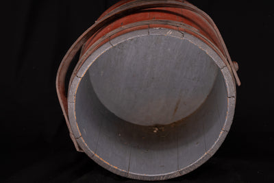 Early American Primitive Firkin Bucket