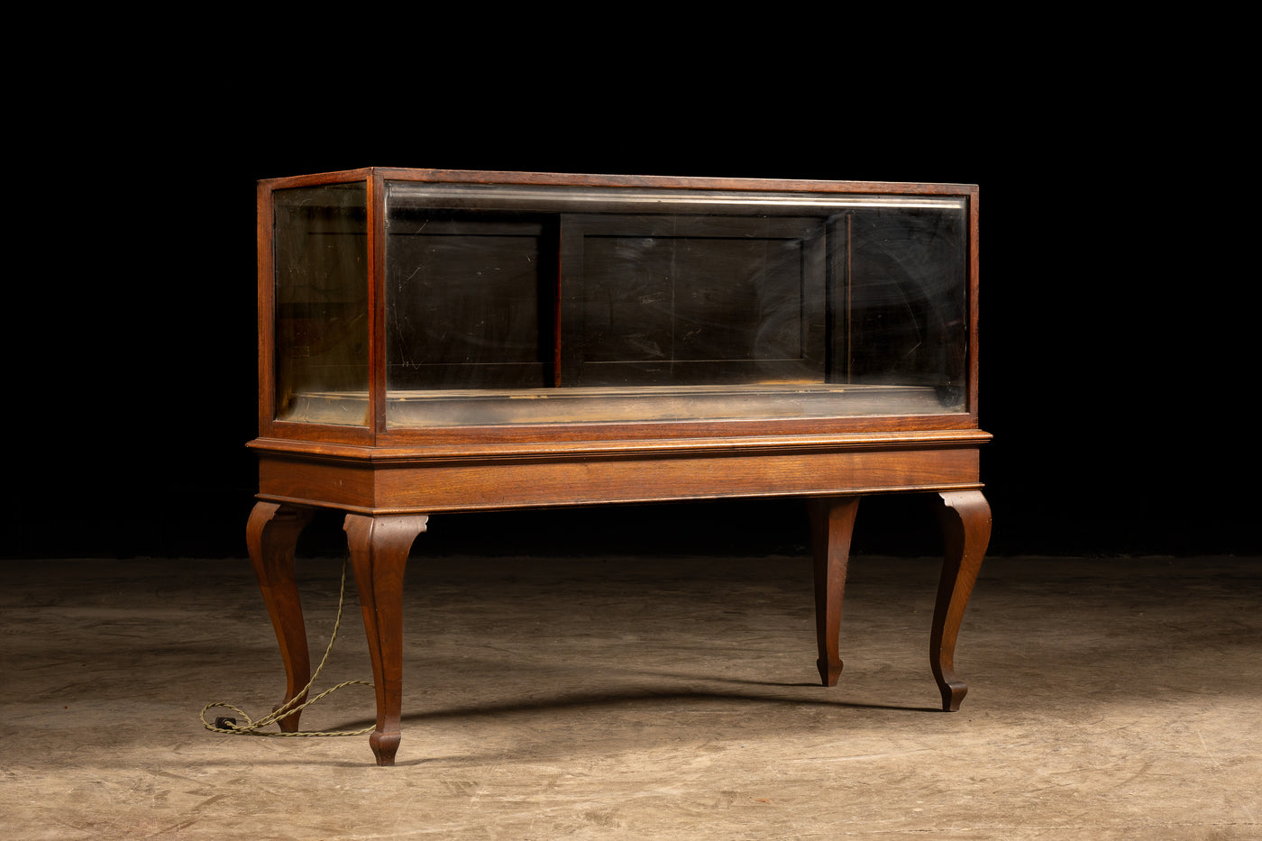 Early 20th Century Lighted Display Case