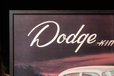 c. 1955 Dodge Kingsway Framed Poster