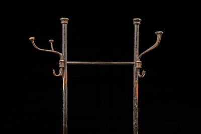 Antique Japanned Copper Coat Rack