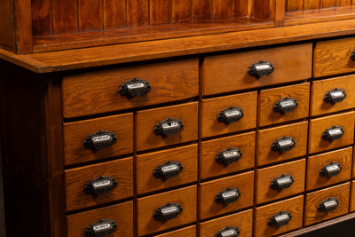 Massive Early 20th Century Apothecary Cabinet