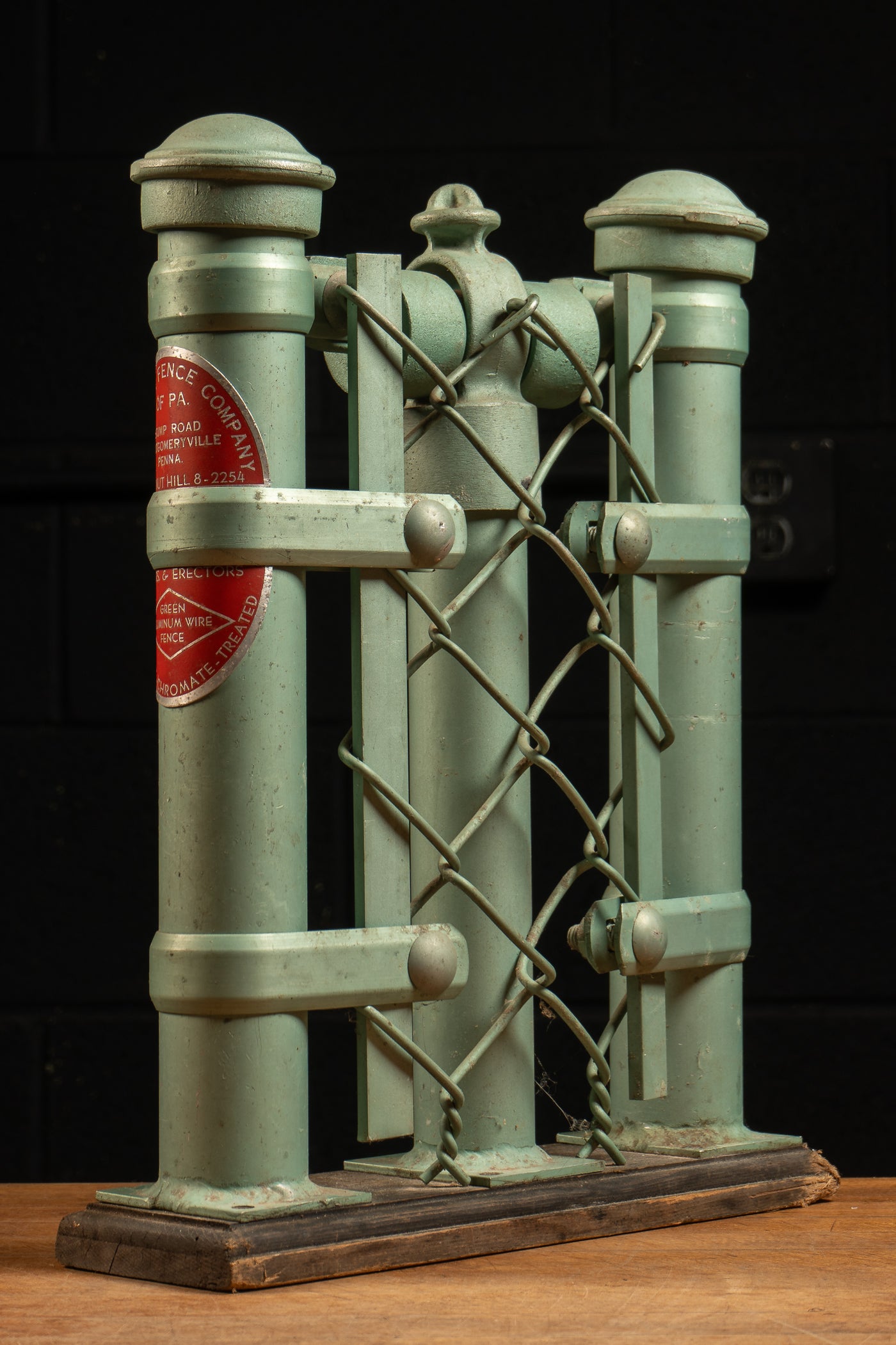 Vintage Chain Link Fence Salesman Sample