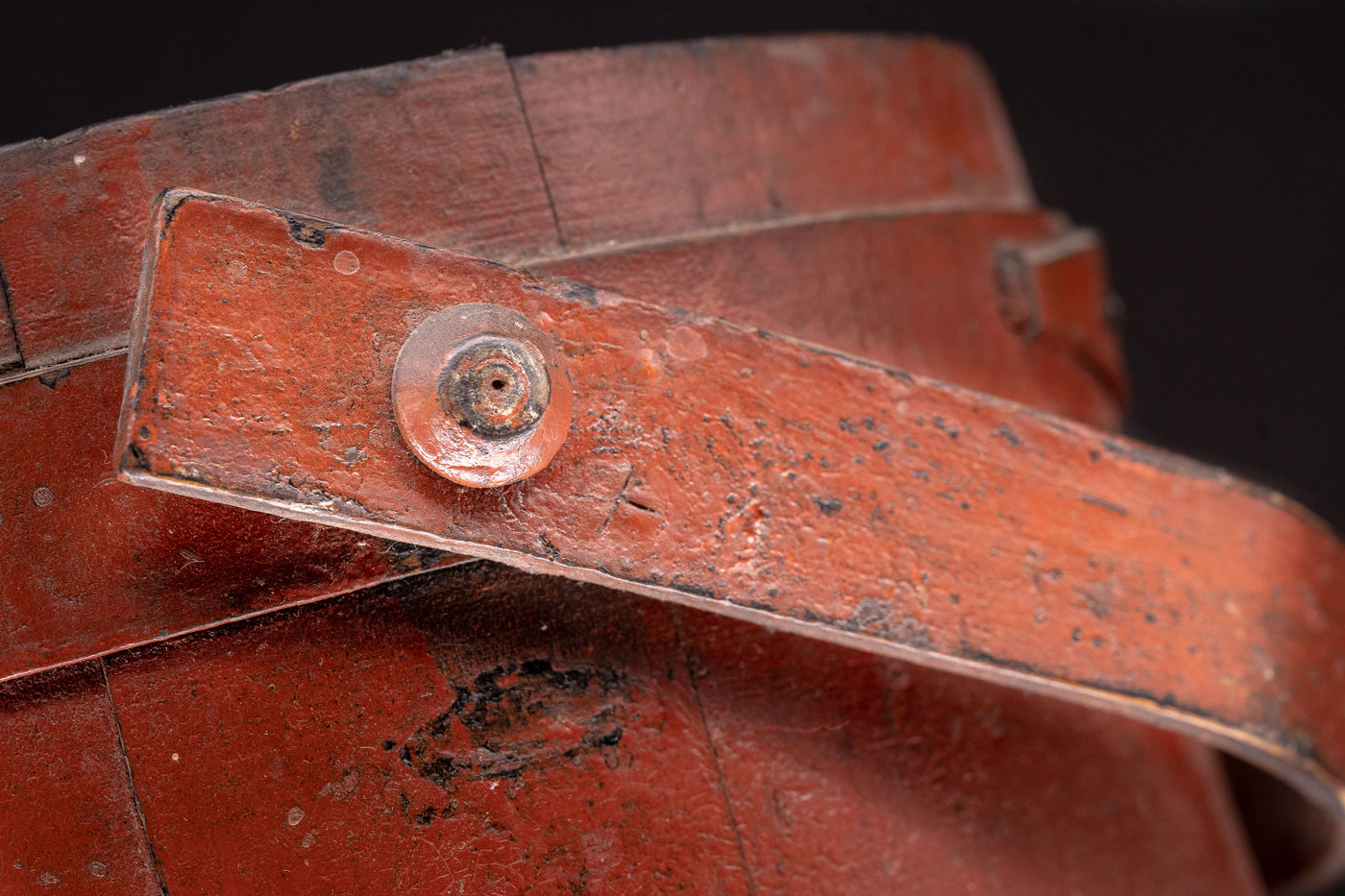 Early American Primitive Firkin Bucket